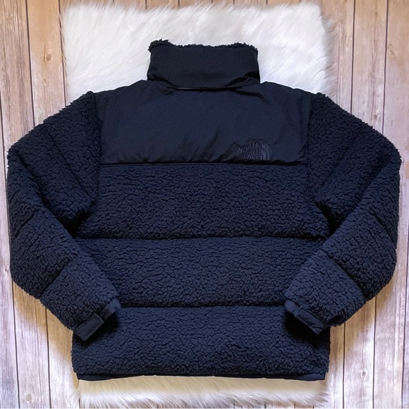 The North Face Sherpa Nuptse Jacket In Aviator Navy - Picture 7 of 10